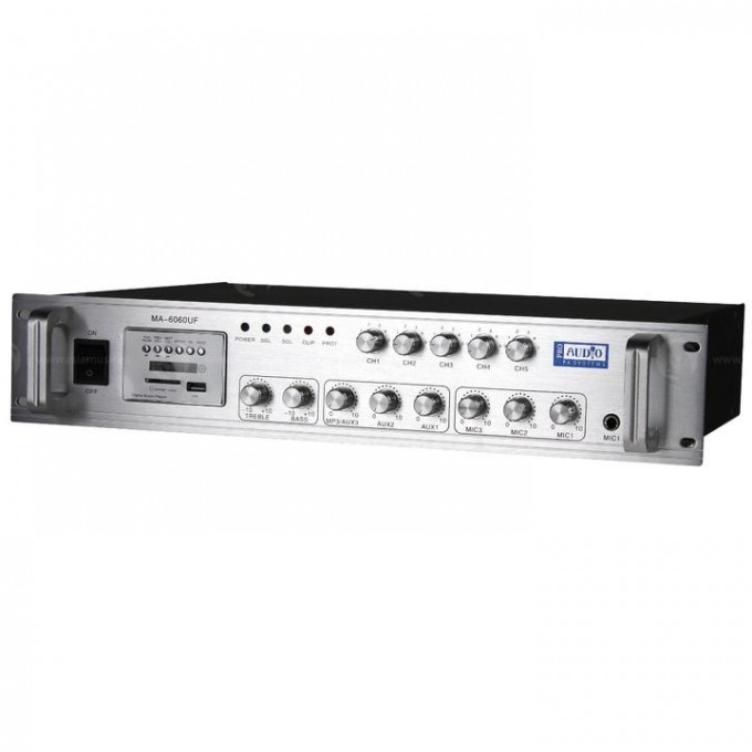 Трансляционный микшер-усилитель PROAUDIO MA-6060UF 27987